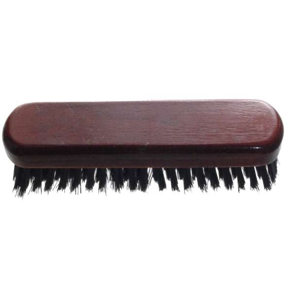 KARTÁČ NA BOTY a ODĚVY 16x4,5cm TVRDÝ DŘEVO SVĚTLE VÍNOVÝ