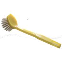 KARTÁČ NA BOTY a ODĚVY 19cm PVC ŽLUTÝ