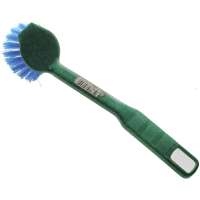 KARTÁČ NA BOTY a ODĚVY 20cm PVC ZELENÝ