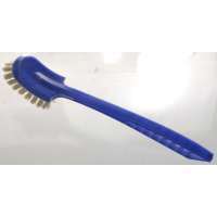 KARTÁČ NA BOTY a ODĚVY 22cm PVC MODRÝ
