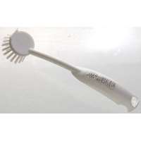 KARTÁČEK NA BOTY A ODĚVY 20cm PVC BÍLÝ