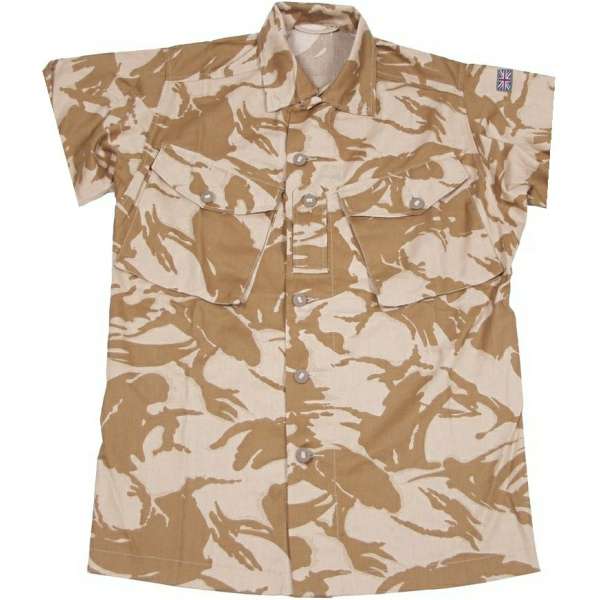 BLŮZA BRIT COMBAT Tropical KRÁTKÝ RUKÁV orig DPM DESERT