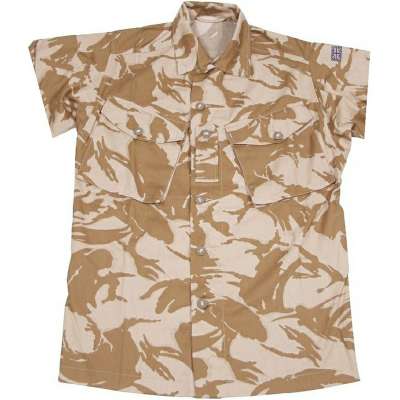 BLŮZA BRIT COMBAT Tropical KRÁTKÝ RUKÁV PRACOVNÍ DESERT