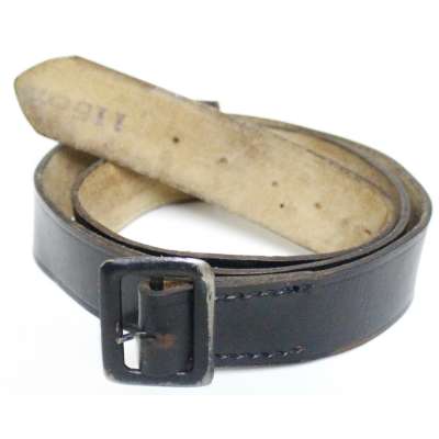 OPASEK BRIT KALHOTOVÝ 40mm KOŽENÝ PŘEZKA KOV orig ČERNÝ