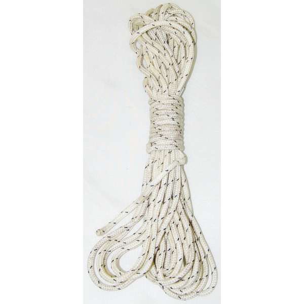 LANO PARACORD BRIT Z ORIG PADÁKU, 10mm 07m, PROVĚŘENÁ EXTREMNÍ PEVNOST, VÝROBCE GQ PARACHUTES LTD UK