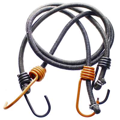 UPÍNACÍ GUMA HOLAND GUMIZUG 2ks 80cm 8mm 2 OCEL HÁKY ČERNÁ