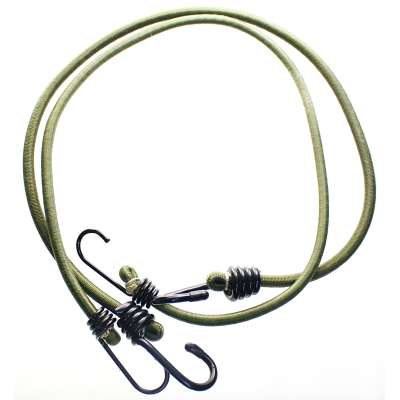 UPÍNACÍ GUMA HOLAND GUMIZUG 2ks 80cm 8mm 2 OCEL HÁKY OLIV