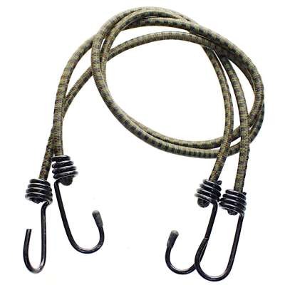 UPÍNACÍ GUMA HOLAND GUMIZUG 2ks 80cm 8mm 2 OCEL HÁKY OLIV CAMO