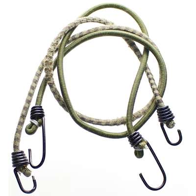 UPÍNACÍ GUMA HOLAND GUMIZUG 2ks 80cm 8mm 2 OCEL HÁKY OLIV-CAMO