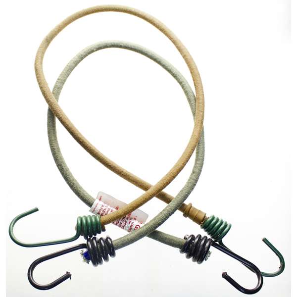 UPÍNACÍ GUMA HOLAND GUMIZUG 2ks 80cm 8mm 2 OCEL HÁKY OLIV-KHAKI