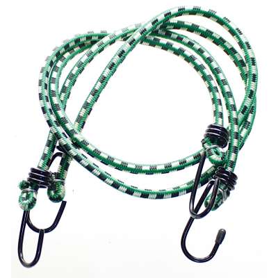 UPÍNACÍ GUMA HOLAND GUMIZUG 2ks 80cm 8mm 2 OCEL HÁKY ZOLENÁ-BÍLÁ