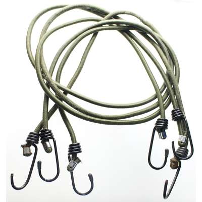 UPÍNACÍ GUMA HOLAND GUMIZUG 3ks 115cm 8mm 2 OCEL HÁKY OLIV