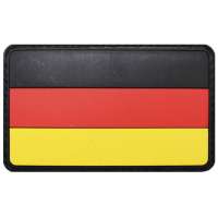 NÁŠIVKA PVC VLAJKA DEUTSCHLAND 8x5cm VELCRO