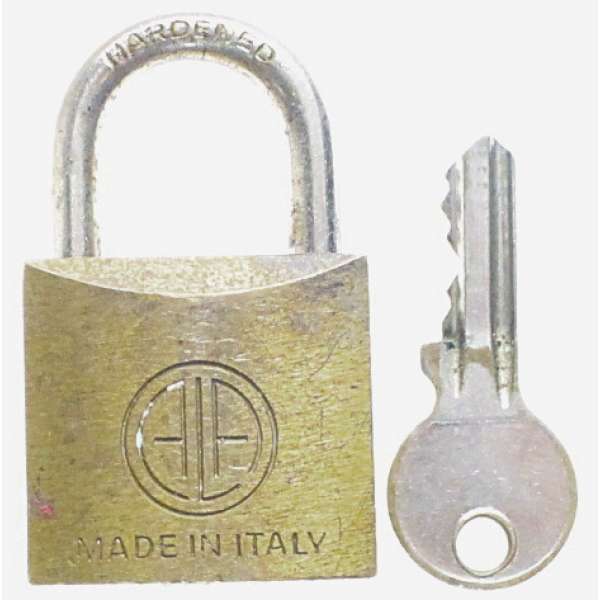 ZÁMEK SPEC OCEL 3x2,8cm ITALY ZLATÝ