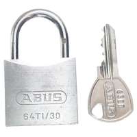 ZÁMEK SPEC OCEL 3x3,2cm ABUS 64TI/30 STŘÍBRNÝ