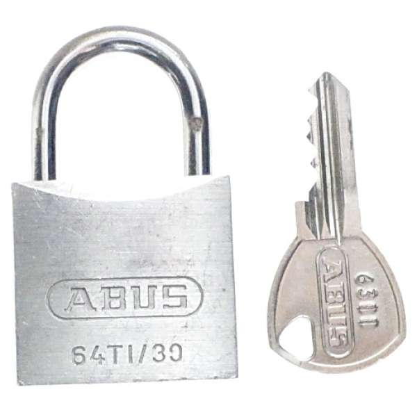 ZÁMEK SPEC OCEL 3x3,2cm ABUS 64TI/30 STŘÍBRNÝ