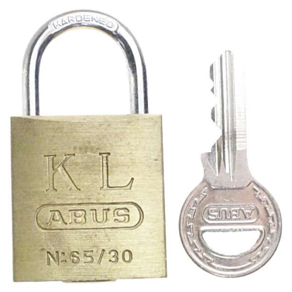 ZÁMEK SPEC OCEL 3x3,2cm KL ABUS 65/30  ZLATÝ