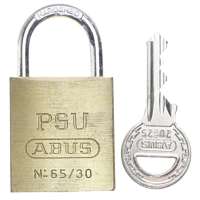 ZÁMEK SPEC OCEL 3x3,2cm PSU ABUS 65/30  ZLATÝ