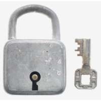 ZÁMEK SPEC OCEL 4,2x3,6cm OPTIMUS ŠEDÝ