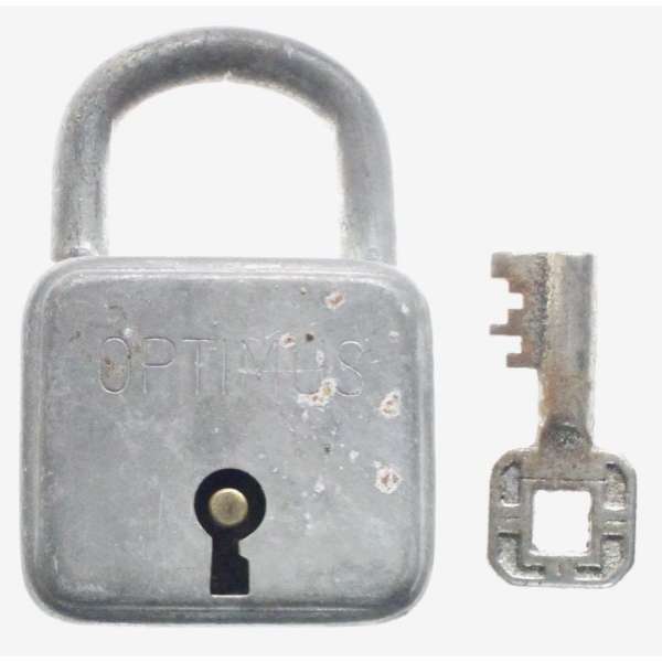 ZÁMEK SPEC OCEL 4,2x3,6cm OPTIMUS ŠEDÝ