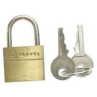 ZÁMEK SPEC OCEL MALÝ 2x1,7cm GO TRAVEL ZLATÝ