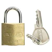ZÁMEK SPEC OCEL MALÝ 2x1,9cm ABUS 65/20 ZLATÝ