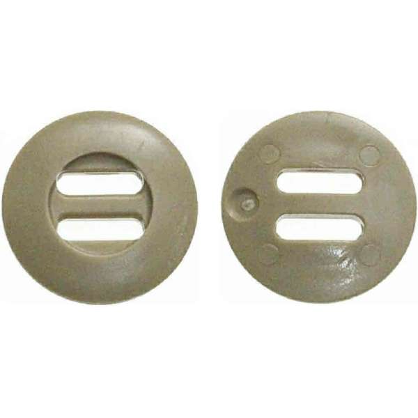 KNOFLÍK 2D BRIT 18mm STŘEDNÍ NA BLŮZU COMBAT orig KHAKI