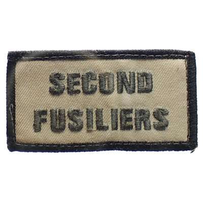 NÁŠIVKA BRIT 70x35mm ROYAL REGIMENT of FUSILIERS TRF orig DESERT
