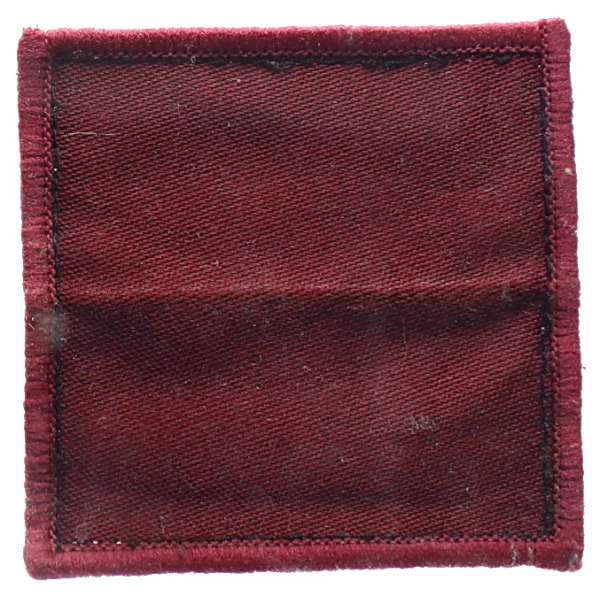 NÁŠIVKA BRIT 70x70mm PARACHUTE REGIMENT 1 PARA DZ FLASH orig VÍNOVÁ
