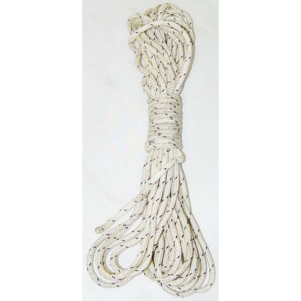 LANO PARACORD BRIT Z ORIG PADÁKU, 10mm 07m, PROVĚŘENÁ EXTREMNÍ PEVNOST, VÝROBCE GQ PARACHUTES LTD UK