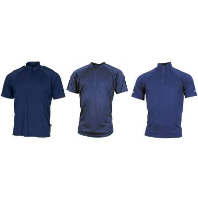TRIKOT BRIT PCSO FUNKČNÍ ZIP KRÁTKÝ RUKÁV orig MODRÉ