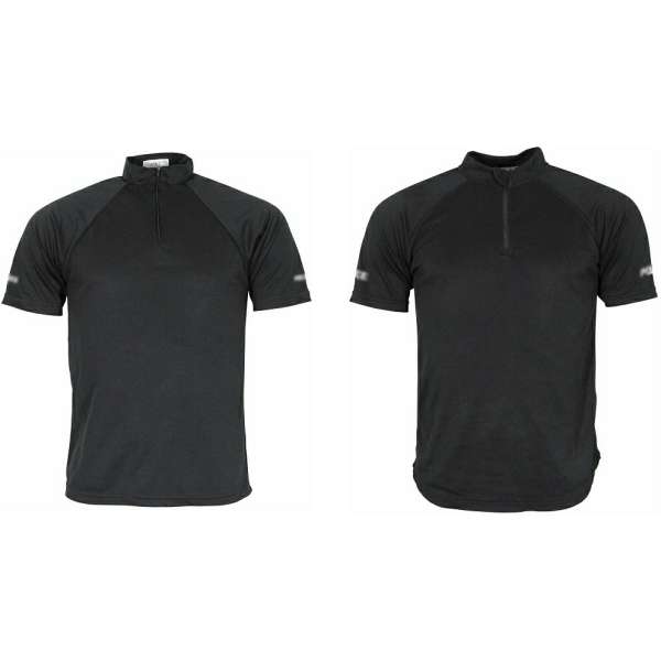 TRIKOT BRIT POLICIE FUNKČNÍ ZIP KRÁTKÝ RUKÁV orig ČERNÝ