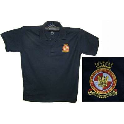 TRIKOT BRIT S NÁŠIVKOU 308 COLCHESTER SQADRON AIR TRAINING CORPS orig MODRÝ