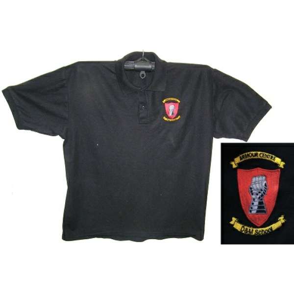 TRIKOT BRIT S NÁŠIVKOU ARMOUR CENTRE A a M SCHOOL orig ČERNÝ