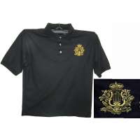 TRIKOT BRIT S NÁŠIVKOU CORPS OF ARMY MUSIC 65-BA 35-POLYEST orig MODRÝ