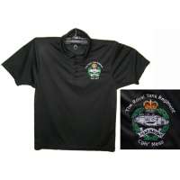 TRIKOT BRIT S NÁŠIVKOU THE ROYAL TANK REGIMENT CPLS MESS FUNKČNÍ orig ČERNÝ
