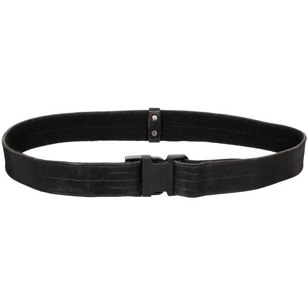 OPASEK BRIT POLICIE 5cm KOŽENÝ PVC PŘEZKA orig ČERNÝ