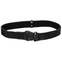 OPASEK BRIT POLICIE 5cm KOŽENÝ PVC PŘEZKA S POJISTKOU orig ČERNÝ