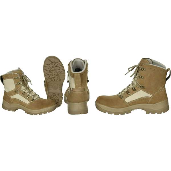 BOTY BW COMBAT HAIX GORETEX SEMIŠ KŮŽE VODĚODOLNÉ VZDUŠNÉ orig BÍLO-HNĚDÉ