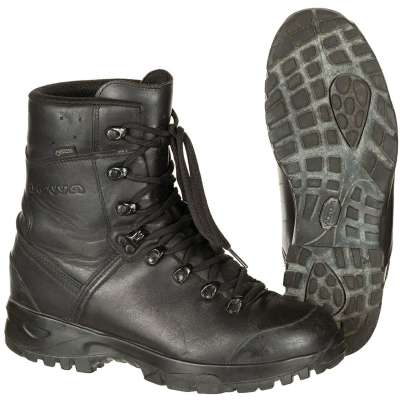 BOTY BW COMBAT STŘEDNÍ mod 2018 Lowa KOŽENÉ orig ČERNÉ