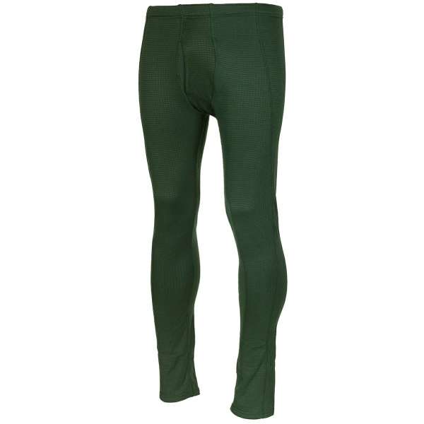 SPODKY UK ZIMNÍ DLOUHÉ 93-POLYESTER 7-ELASTAN orig OLIV