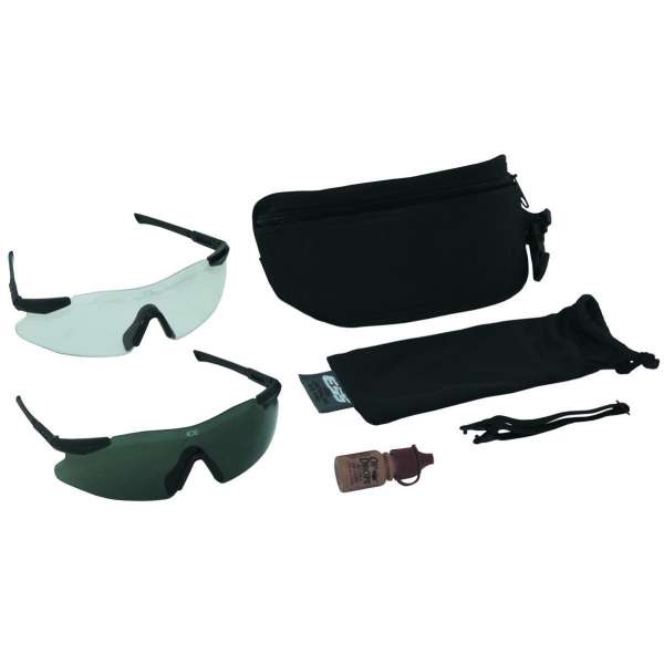 BRÝLE US BALISTICKÉ ESS ICE 2ks ČIRÉ A TMAVÉ