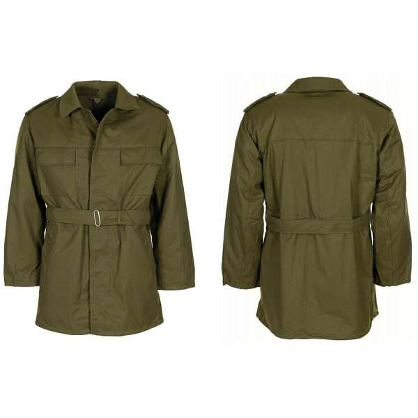 KABÁT ČSLA vz 85 BEZ VLOŽKY S PÁSKEM orig OLIV