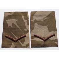 NÁŠIVKA BRIT hodnost CORPORAL LANCE 90x63mm 2ks orig DPM DESERT