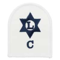 NÁŠIVKA BRIT ROYAL NAVY 65x80mm Logistics Chef C Basic Rate orig BÍLO-MODRÁ