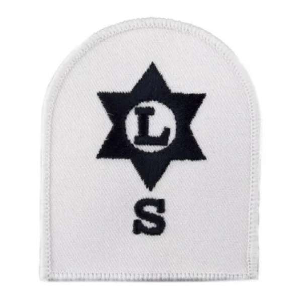 NÁŠIVKA BRIT ROYAL NAVY 65x80mm Logistics Steward S Basic Rate orig BÍLO-MODRÁ