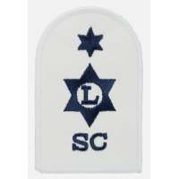 NÁŠIVKA BRIT ROYAL NAVY 65x95mm Logistics Supply Chain SC Able Rate orig BÍLO-MODRÁ