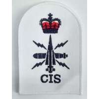 NÁŠIVKA BRIT ROYAL NAVY 75x110mm CIS Petty Officer orig BÍLO-MODRÁ