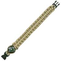 NÁRAMEK PARACORD 2,3cm ŠÍŘE S KOPASEM COYOTE