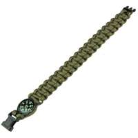 NÁRAMEK PARACORD 2,3cm ŠÍŘE S KOPASEM OLIV